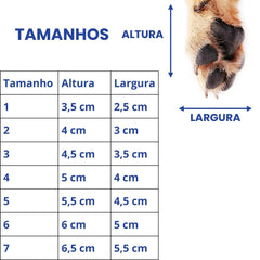 Kit de 4 Sapatinhos Antiderrapantes para Cães AS - 04