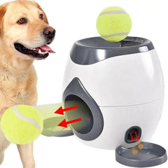 Lançador de Bolinhas Para Cachorros Pet BolaFetch Branco B - Lançador - 01