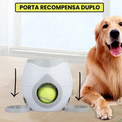 Lançador de Bolinhas Para Cachorros Pet BolaFetch Branco B - Lançador - 01