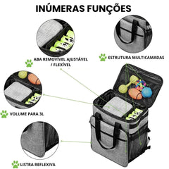 Mala de viagem organizadora para pet Travel AM - 03
