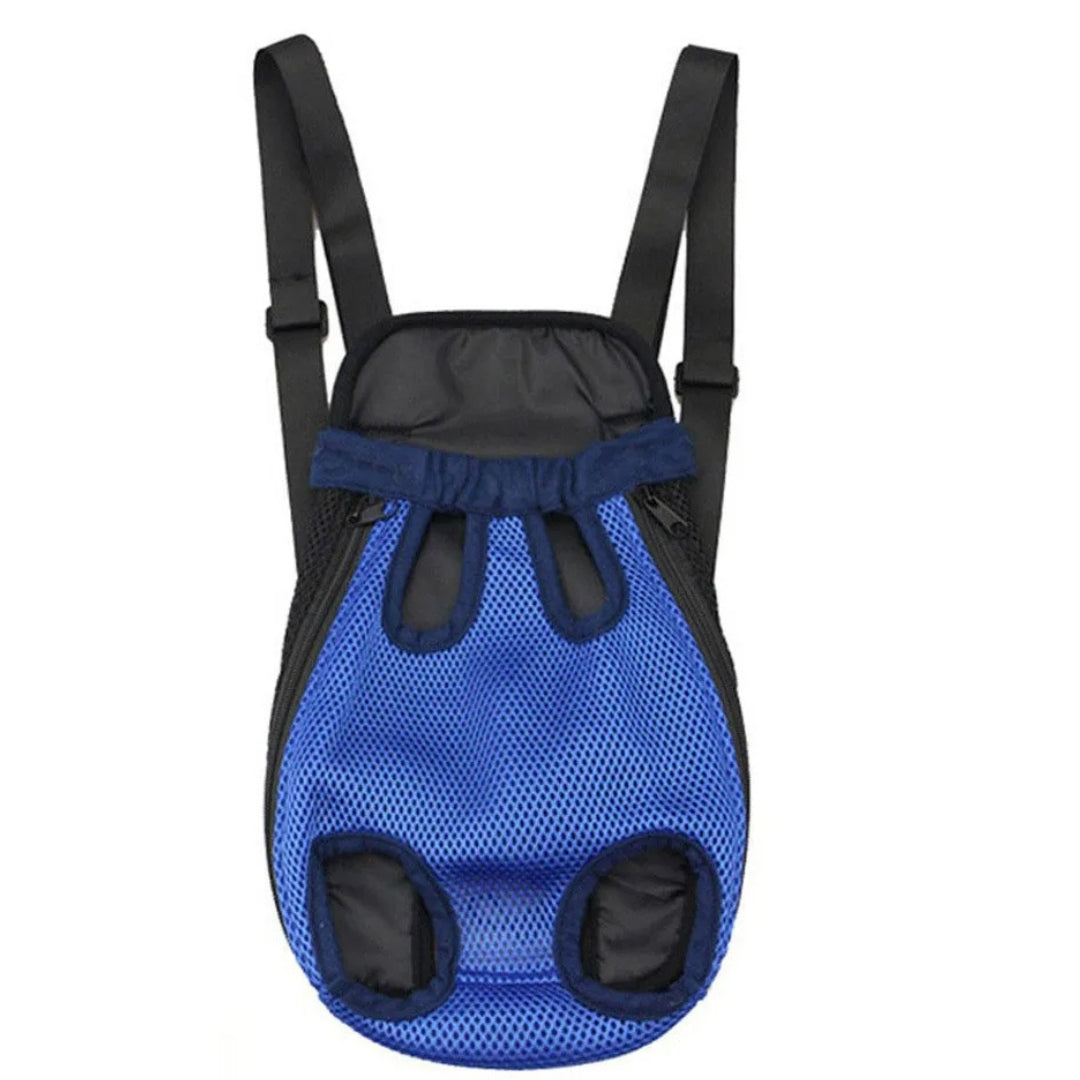 Mochila canguru para cachorros e gatos PetVenture Azul Escuro / P AM - 01