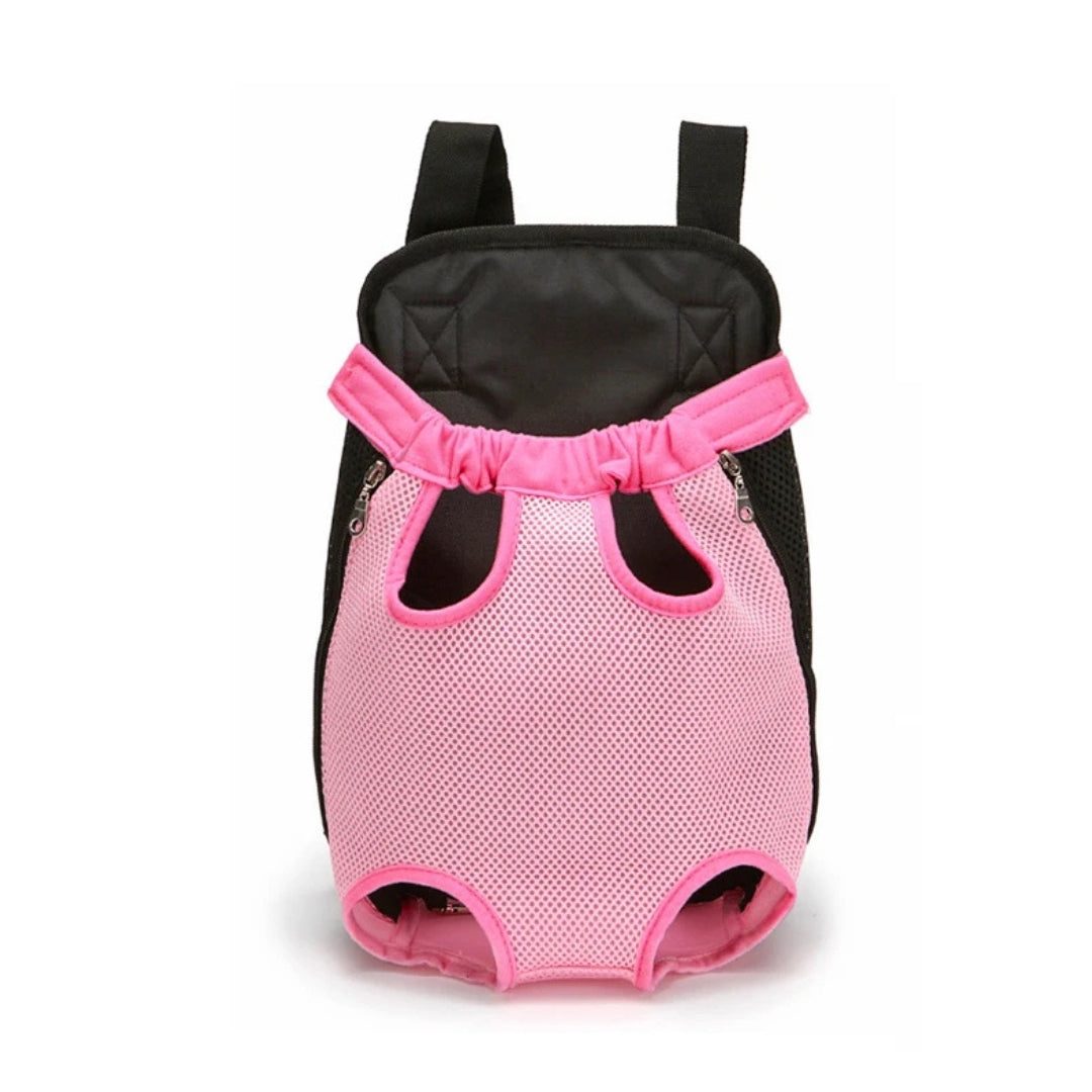 Mochila canguru para cachorros e gatos PetVenture Rosa / P AM - 01