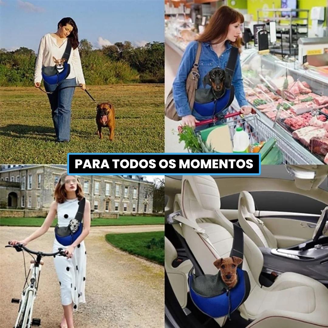 Mochila de ombro para transportar pet ao ar livre AB - 02