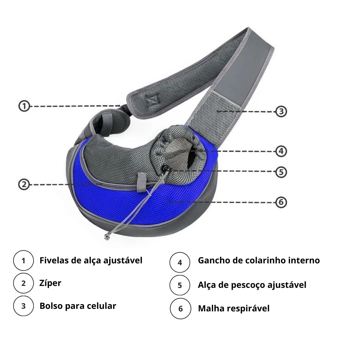 Mochila de ombro para transportar pet ao ar livre