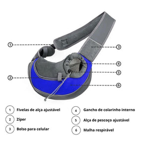 Mochila de ombro para transportar pet ao ar livre