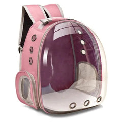 Mochila para pet astronauta com visão panorâmica Rosa AM - 02