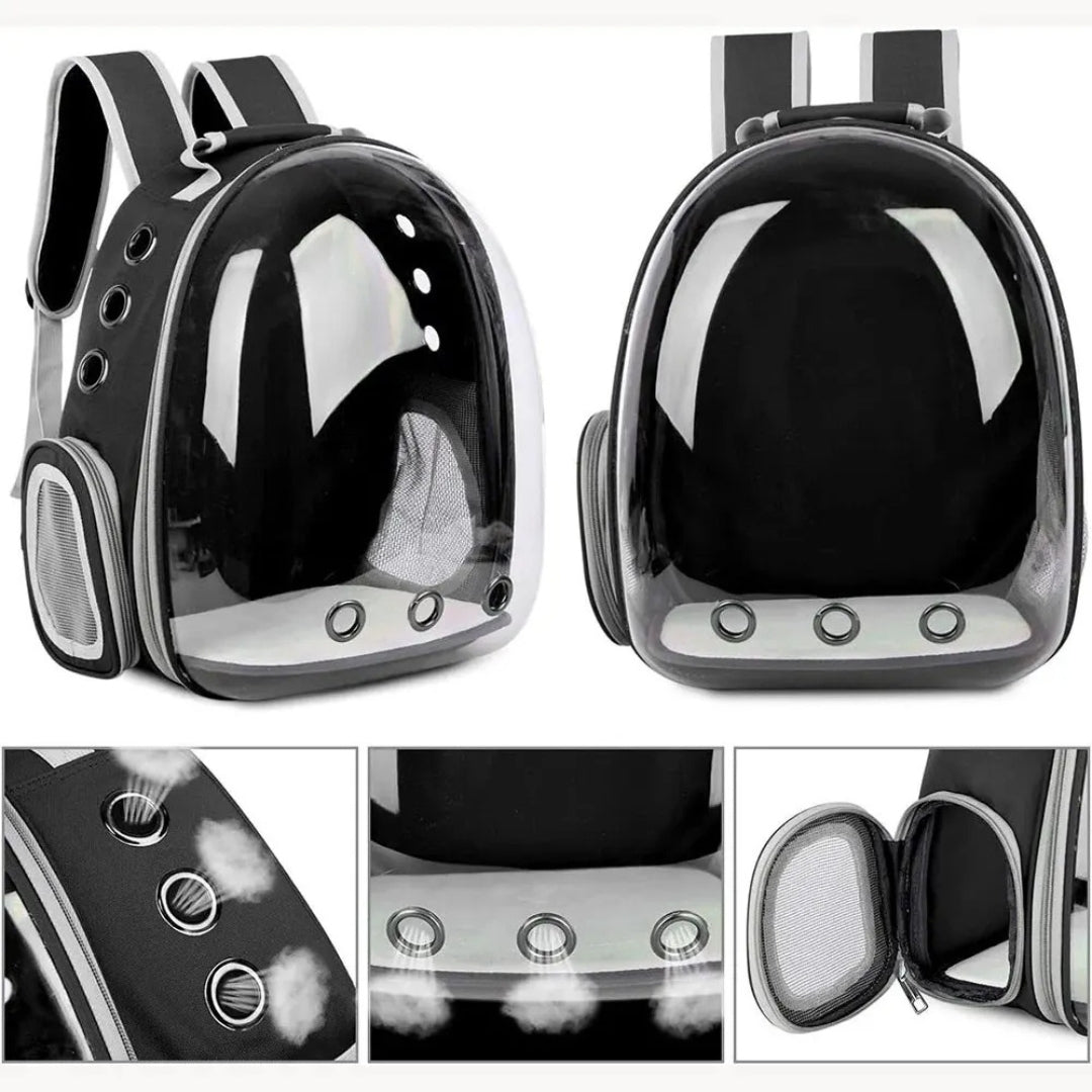 Mochila para pet astronauta com visão panorâmica AM - 02