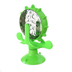Brinquedo interativo para cães e gatos com dispenser de ração MillFun Verde BI - 03