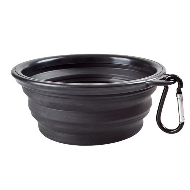 Comedouro portátil de silicone ToGo 1000ml 1000ml / Preto CO - 0234E