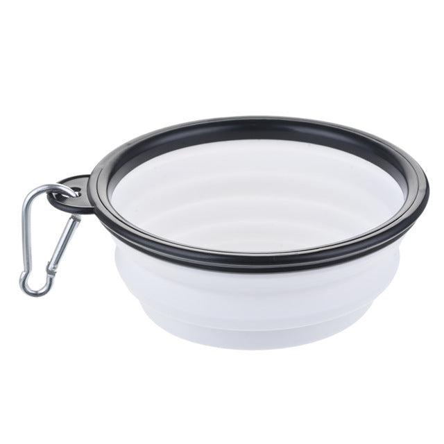 Comedouro portátil de silicone ToGo 1000ml 1000ml / Branco CO - 0234E