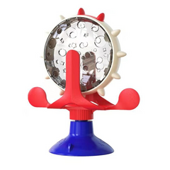 Brinquedo interativo para cães e gatos com dispenser de ração MillFun Vermelho e Azul BI - 03