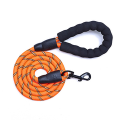 Guia de corda refletiva para cachorros FunRide Laranja / 1.5m x 1.0 cm GU - 01