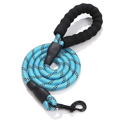 Guia de corda refletiva para cachorros FunRide Azul Claro / 1.5m x 1.0 cm GU - 01