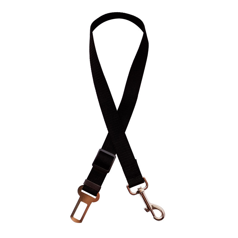 Cinto de segurança para cachorros e gatos SafeBelt Preto CS - 01