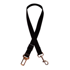 Cinto de segurança para cachorros e gatos SafeBelt Preto CS - 01