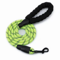 Guia de corda refletiva para cachorros FunRide Verde / 1.5m x 1.0 cm GU - 01