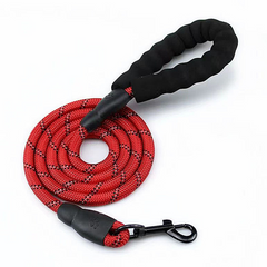 Guia de corda refletiva para cachorros FunRide Vermelho / 1.5m x 1.0 cm GU - 01