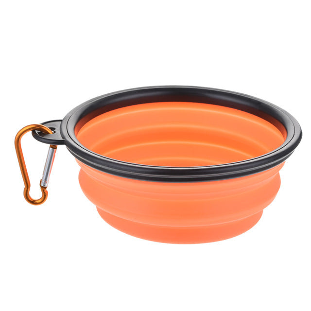 Comedouro portátil de silicone ToGo 1000ml 1000ml / Laranja CO - 0234E