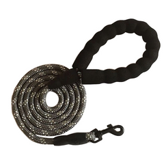 Guia de corda refletiva para cachorros FunRide Cinza / 1.5m x 1.0 cm GU - 01
