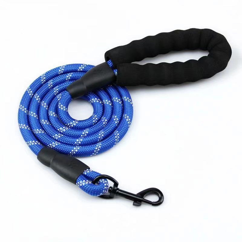 Guia de corda refletiva para cachorros FunRide Azul Escuro / 1.5m x 1.0 cm GU - 01