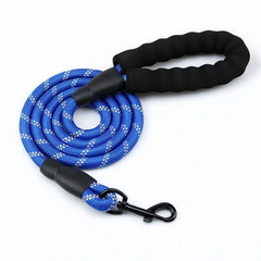 Guia de corda refletiva para cachorros FunRide Azul Escuro / 1.5m x 1.0 cm GU - 01