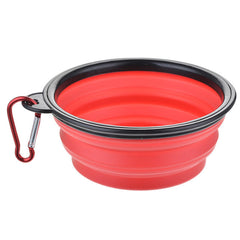 Comedouro portátil de silicone ToGo 1000ml 1000ml / Vermelho CO - 0234E