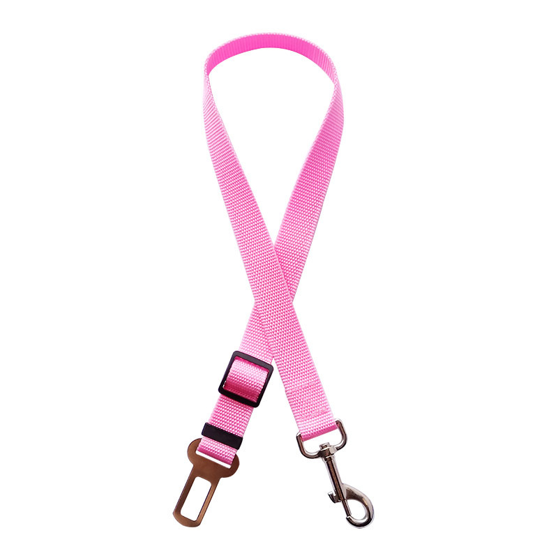 Cinto de segurança para cachorros e gatos SafeBelt Rosa CS - 01