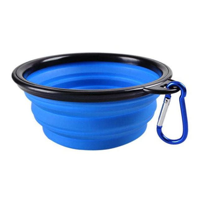 Comedouro portátil de silicone ToGo 1000ml 1000ml / Azul CO - 0234E