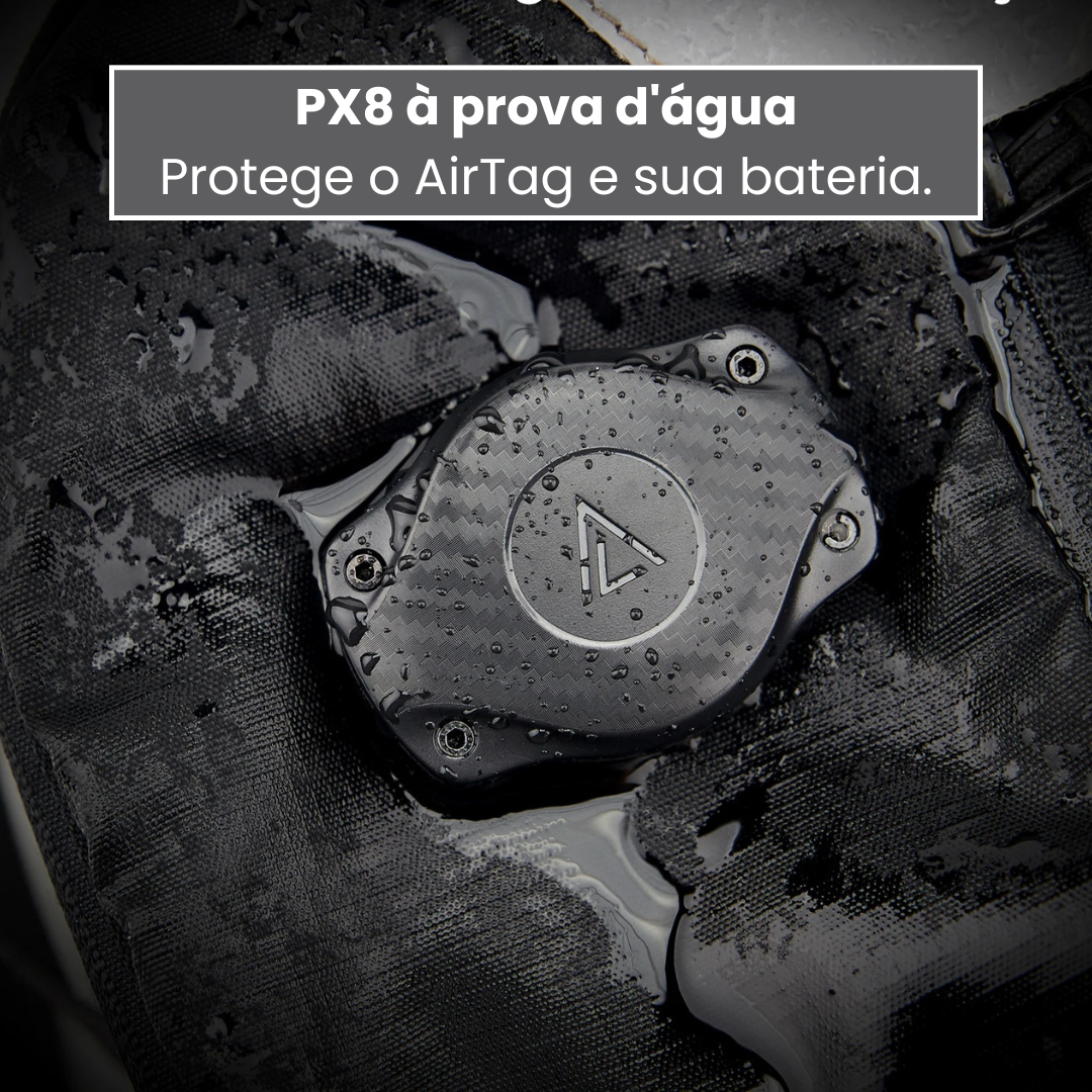 Suporte para AirTag em Alça Luna LN999 Preto Suporte Airtag 01