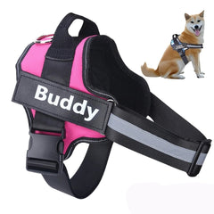 Peitoral Personalizado Para Cachorros Luna Rosa / PP C - Personalizado - 01