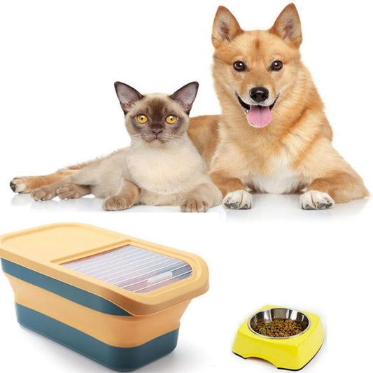 Porta Ração Dobrável para pet NutriPod A - Porta Ração - 01