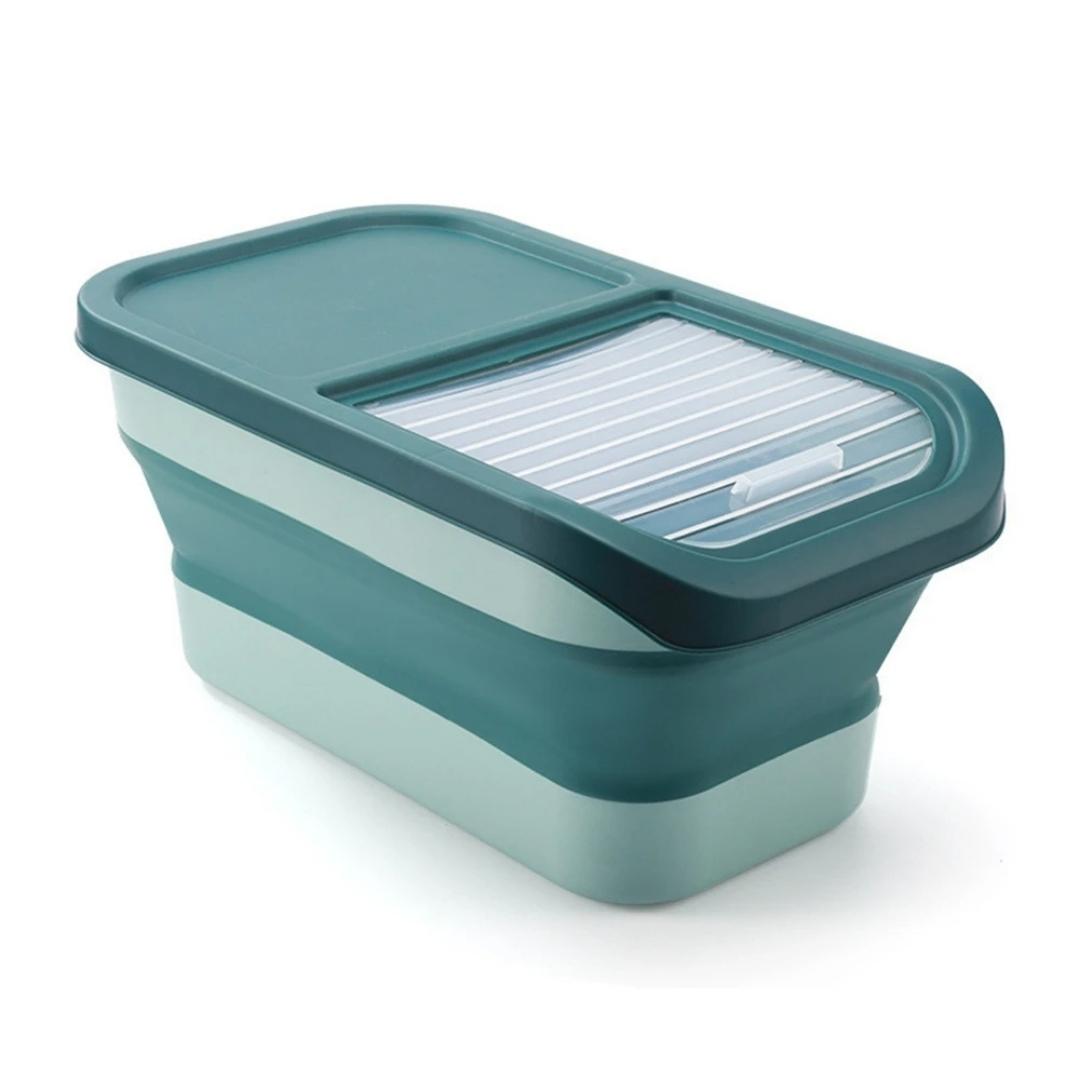 Porta Ração Dobrável para pet NutriPod Verde A - Porta Ração - 01