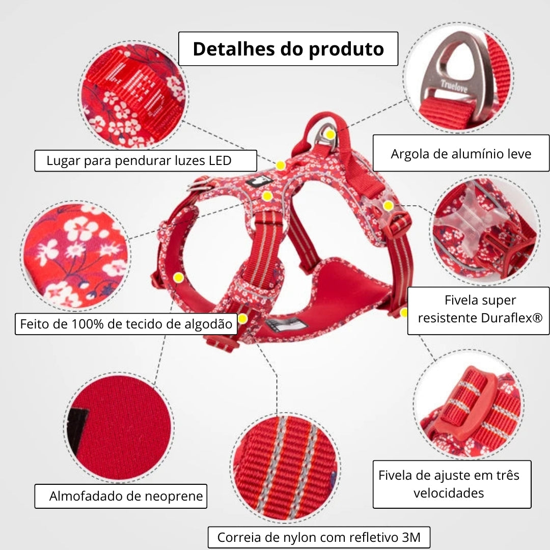 Peitoral Refletivo Floral Truelove – Florent C - PEITORAL - 11