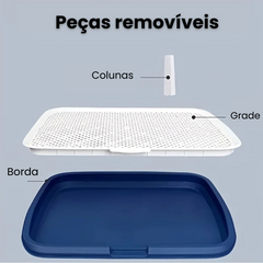Banheiro Pet com Tela Antivazamento para Treinamento de Cachorros