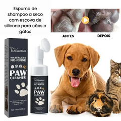 Limpador de Patas Pet com Cerdas Macias