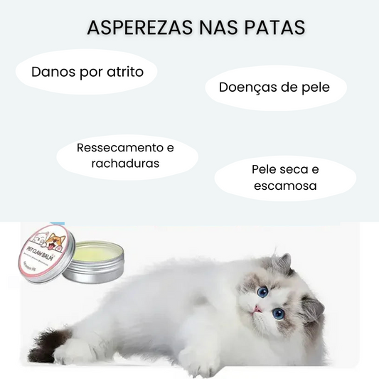 Creme Hidratante para Patas de Cães e Gatos