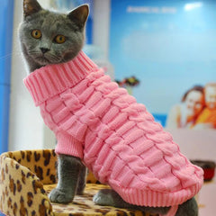 Roupa Quente de Malha para Cães e Gatos R - Roupas - 15 EW