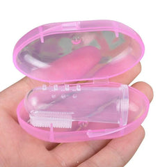 Escova Pet em Silicone para Higiene Bucal