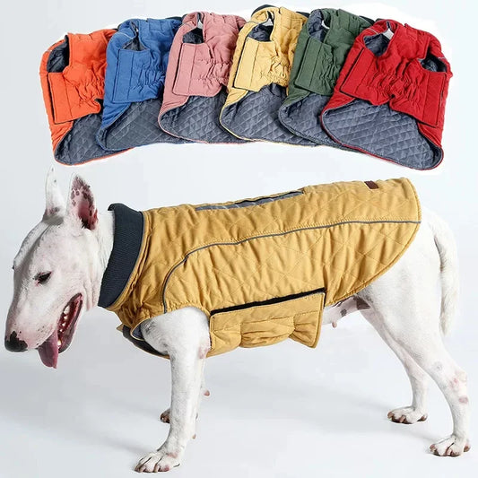 Roupa Resistente à Água para Cachorros Grandes com Forro Quente