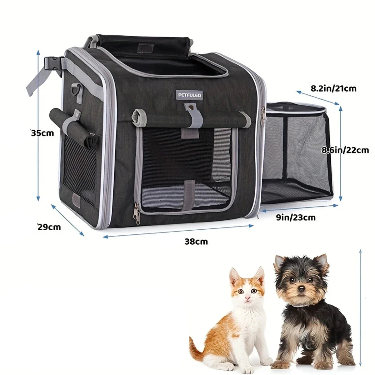 Cesto de Bicicleta para Pets Luna LN345 A - Cestinha - 02