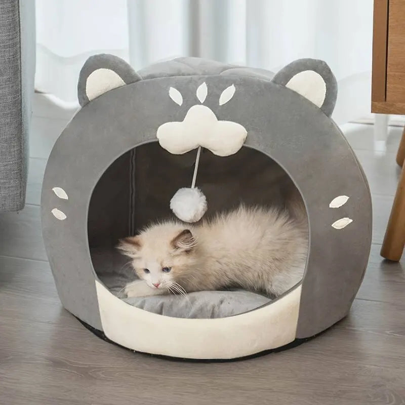 Cama Quente de Algodão para Pet - Fluffie