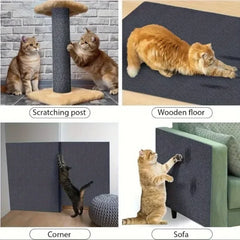 Protetor de Sofá para Gatos Adesivo Antirriscos Cortável e Discreto