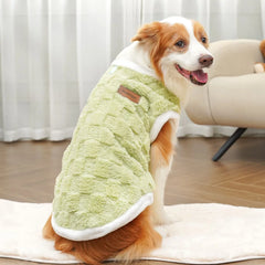Roupa Estofada para Cães de Grande Porte com Textura Aconchegante