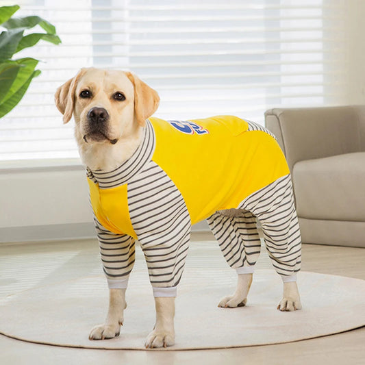 Roupinha Casual com Manga Longa – Ideal para Cães de Médio e Grande Porte