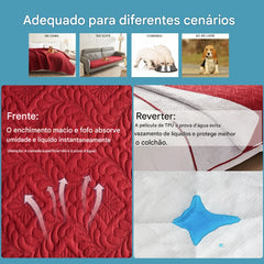 Manta Pet Lavável para Sofá e Cama Proteção e Conforto