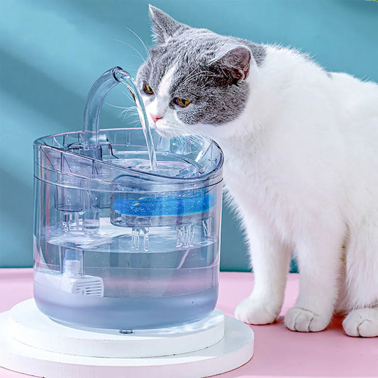 Bebedouro Automático para Cães e Gatos - Gatux Bebedouro - 1 Sensor - 4 Filtro C - FONTE - 03