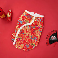 Roupa Pet Luxo Oriental com Forro Quentinho
