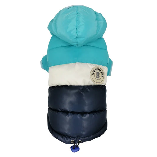 Jaqueta De Inverno Listrada Para Cachorro - Trix R - ROUPA -LNR2O
