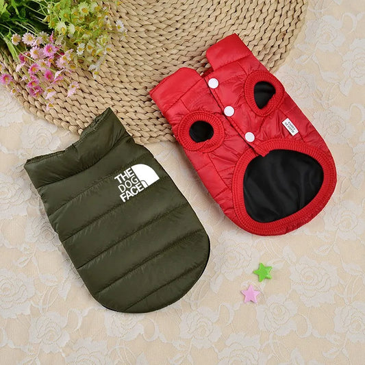 Roupinha Puffer para Cachorro com Design Esportivo