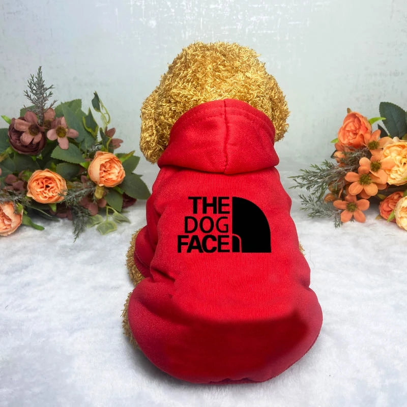 Moletom para Cães The Dog Face com Capuz e Estampa